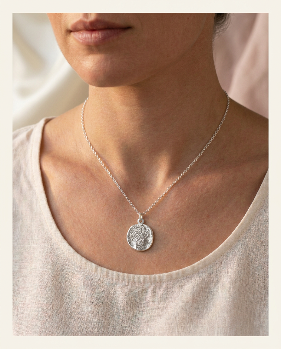 Organic Nose Print Pendant